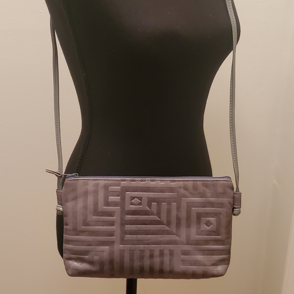 Bags by Pinky Geninue Gray Leather Made in the USA